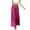 Hot Pink, variant on Charella Women's Linen Pants Wide Leg Elastic Waist Casual Loose Fit Comfy Trousers Solid Color Pants (XL, Wine)
