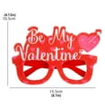 Clearance sale Valentine's Day Party Glasses Decorative Supplies LOVE