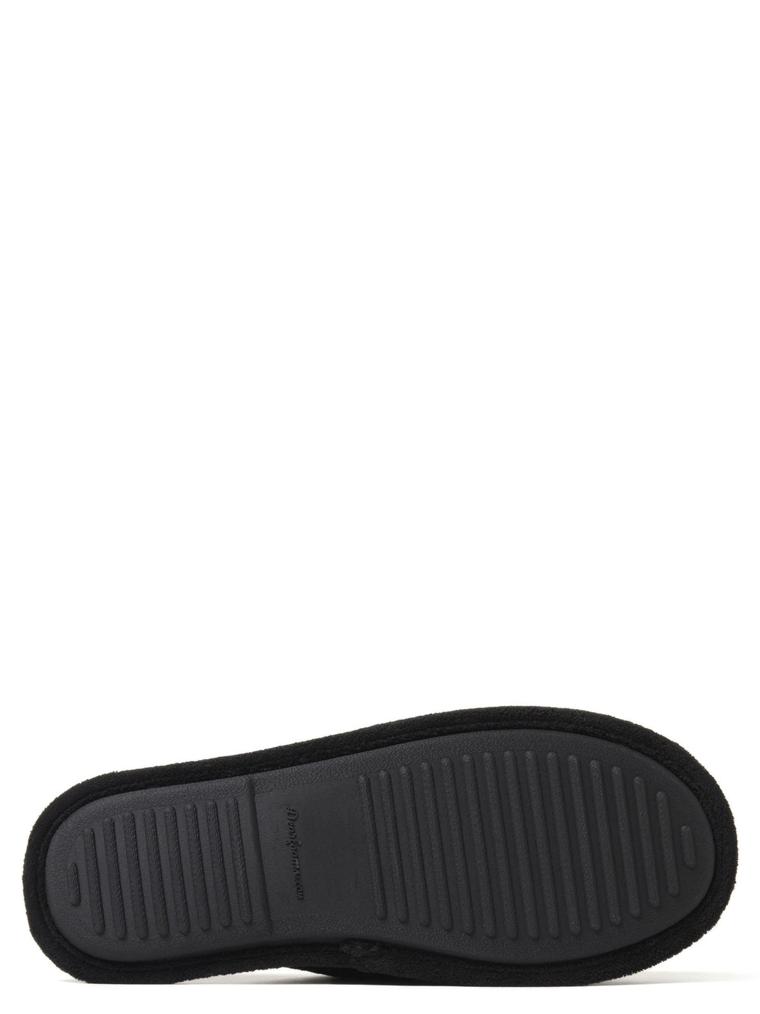 Dearfoams Cozy Comfort Men's Terry Slogan Scuff