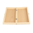 thumbnail image 2 of Juego de ajedrez profesional, ajedrez de madera plegable, juego de mesa de ajedrez de viaje profesional, juego de tablero de ajedrez de madera, claridad notable, 2 of 8