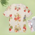 thumbnail image 4 of Various Fruits Women's T-Shirt Short Sleeve T Shirts Tops Tee Ladies Loose T, 4 of 6