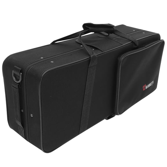 WEUVEB Trumpet Storage Bag with Zipper, Reinforced Carry Handles, and Protective Padded Case for Musical Instruments