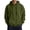 Army Green, variant on Men's Fleece Hoodie Long Sleeve Hooded Sweatshirt Casual Basic Fall Winter Drawstring Pullover Hoodie With Pocket Black 2XL