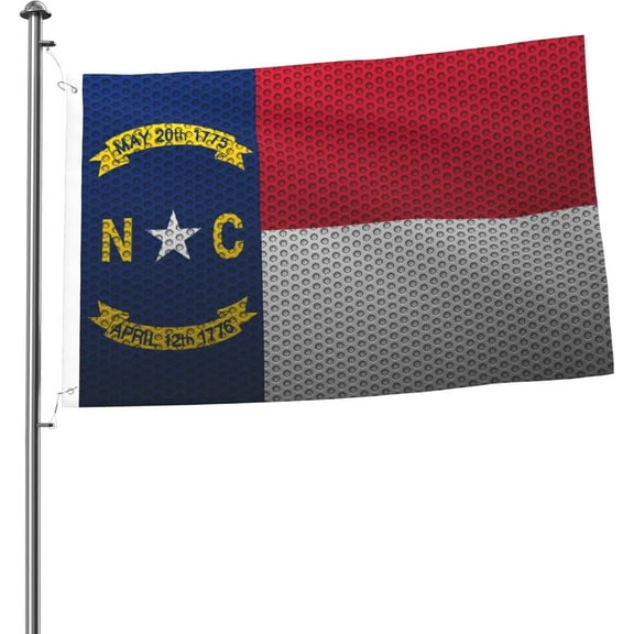 Mesh Style Flag Of North Carolina Flag 2x3 Ft Double-Sided Durable Outdoor Decorative Banner Polyester Home Flags Yard Lawn Welcome Flag