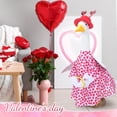 thumbnail image 4 of Valentine Porch Goose Outfits for 23" High Cement or Plastic Patriotic Pink Heart Goose Outfit Romantic Valentines Clothes for Lawn Outdoor Yard Garden Outdoor Decor (Arrow Angel), 4 of 6