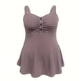 thumbnail image 4 of Bovemsi Women's 2025 Summer Tank - Spliced Backless, Chest Button, Cool Thick Strap, Fashionable Vest Camisole for Under Clothes, 4 of 5