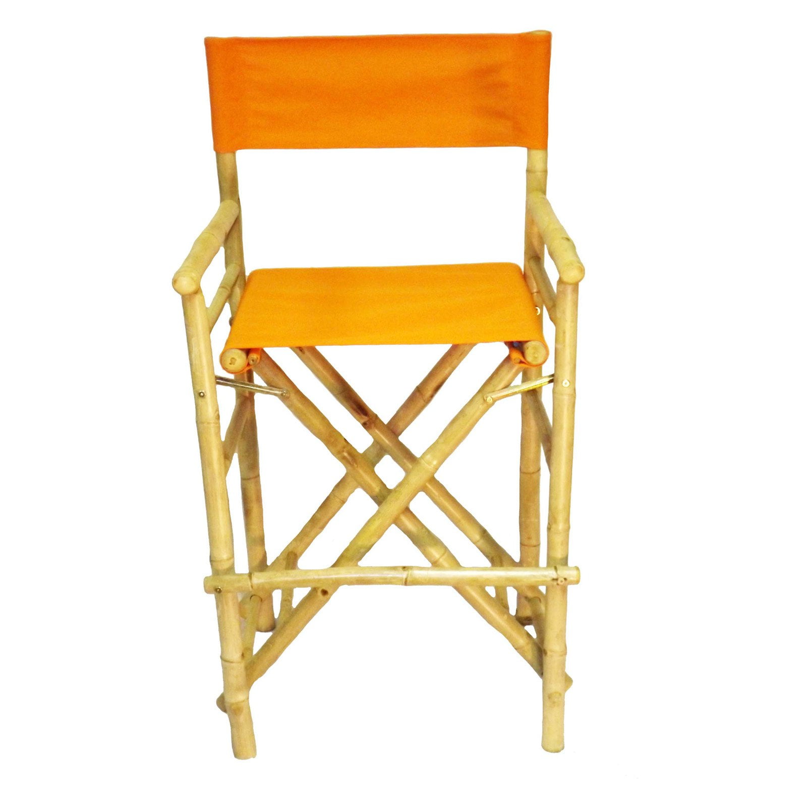 Bamboo54 Folding 27 in. High Directors Chair With Cover Set of 2