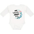 thumbnail image 3 of Inktastic My Mimi Loves Me Girl Girls Long Sleeve Baby Bodysuit, 3 of 5