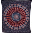 thumbnail image 3 of Gojian Handmade Indian hippie Bohemian Psychedelic Peacock Mandala Wall hanging College Dorm Beach Throws Table Cloth Bedding Tapestry, 3 of 6