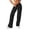 Black, variant on Women's Yoga Trousers Wide Leg Trousers Sports Trousers Work Casual Trousers With Pockets