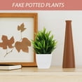 thumbnail image 3 of 3 Pcs Artificial Plants in Small Decorative Pots for Indoor Home Office Desk, Faux Potted Plants, Easy Care, Modern Decor, 3 of 6