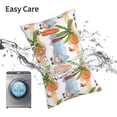 thumbnail image 6 of Rateoe Gnome and Surfing Pattern Decorative Pillow Case,Throw Pillow Covers,Plush Pillow Cover,Soft Pillow Case,Velvet Pillow Case-20"x30", 6 of 6