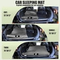 thumbnail image 6 of 3-Inch Thick Memory Foam Sleeping Pad with Waterproof Bottom, Grey, Portable Roll-Up Camping Mat for Tent Floor or Cot, 6 of 7