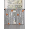 thumbnail image 5 of Boho Geometric Bathroom Window Curtain, Modern Abstract Chic Bohemian Stripes Light Filtering Coffee Kitchen Curtains, Bedroom Living Room Curtains 2 Panel 84"x54", 5 of 6