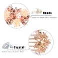 thumbnail image 3 of Peineta para el pelo de novia, accesorios para el cabello de novia de cristal, pieza para el cabello para mujeres y niñas, regalo navideño para mujeres, 3 of 6