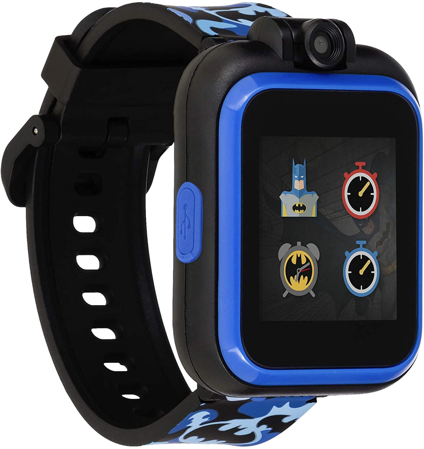 DC Comics Batman iTech Jr Smartwatch for Kids Black/Print Smartwatch