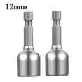 thumbnail image 1 of 2Pcs 6-13Mm Impact Socket Magnetic Nut Screwdriver 1/4In Hex Electric Drill Bit, 1 of 7