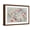 Brown Frame, variant on Art.com Antique Garden I Art Print by Lisa Audit, 18" x 12"