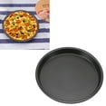 thumbnail image 1 of Non Stick Carbon Steel Pizza Pan Even Heat Distribution Multi Functional Uniform Heat Transfer Pizza Tray, 1 of 7