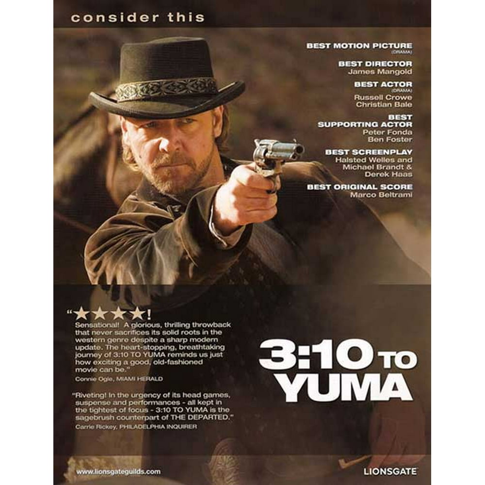 310 to Yuma movie POSTER (Style B) (11" x 14") (2007)