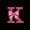 Black Pink K 02, variant on spefrowx Pink Leopard Print Bow Monogram Twin Duvet Cover for Teens, Black Letter K Print Twin Bedding, Black Reversible, 2 Pieces, 1 Duvet Cover and 1 Pillowcase