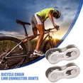 thumbnail image 3 of Durable 2 uds piezas de hebilla mágica cadena de bicicleta conector de eslabones juntas resistentes al desgaste 50 # acero MTB bicicleta de carretera hebilla de cadena, 3 of 4