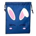 thumbnail image 2 of Mini Easter Basket Bags, Bulk Drawstring Cinch Sacks, Mini Easter Bunny Bags - Bunny Face, 2 of 2