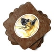 thumbnail image 2 of Carolines Treasures 7071FC Fawn Great Dane Foam Coaster Set of 4 3 1/2 x 3 1/2 multicolor, 2 of 3