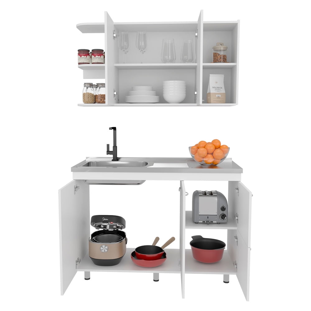 Gallup Sink Kitchen Cabinet, Compact Design with Storage and Sink, Ideal for Kitchens