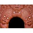 thumbnail image 2 of Kaveney, Wendy 32x24 Gold Ornate Wood Framed with Double Matting Museum Art Print Titled - New Zealand, Rotorua Traditional Maori carving, 2 of 4