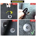thumbnail image 3 of 10Sets Universal Black Car Floor Mat Clips Carpet Retainer Fixing Holders Grips, 3 of 7