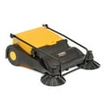 thumbnail image 5 of Industrial Push Sweeper 32" Cleaning Width Black and Yellow, 5 of 6