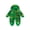 Green, variant on RUINIXCW Kids Christmas Tree Costume Toddler Baby Boy Girl Christmas Outfit Fall Winter Xmas Clothes Fleece Romper Long Sleeve Hood Zipper Jumpsuit