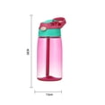 thumbnail image 2 of Dvkptbk Tritan Sport Tritan Sport Tritan Bouteille d'Eau à Paille à DEL Rabattable Sport Hydratation Cyclisme Randonnée Camping, 2 of 4