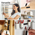 thumbnail image 2 of 100 Pack Hook and Loop Tape, 1X4Inch Strong Tape Double Sided Adhesive Sticky Reusable Interlocking Mounting Tape, 2 of 7