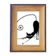 thumbnail image 1 of Stretch Black Cat Halloween Animal Art silueta Marco de imagen marco de escritorio, 1 of 4