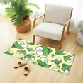 thumbnail image 4 of Coolnut Cute Frogs Soft Runner Rug, Washable Non-Slip Room Rug, Hallway Rug Runner for Entryway,Hallway,Bathroom,and Kitchen,39x20In, 4 of 7