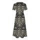 thumbnail image 3 of Vestido de Suéter para Mujeres Cuello U de Punto con Encaje Vestido de Temperamento de Moda, Vestido Cálido de Invierno de Poliéster para Diario, Fiesta Y Caso de Exposición, 3 of 4