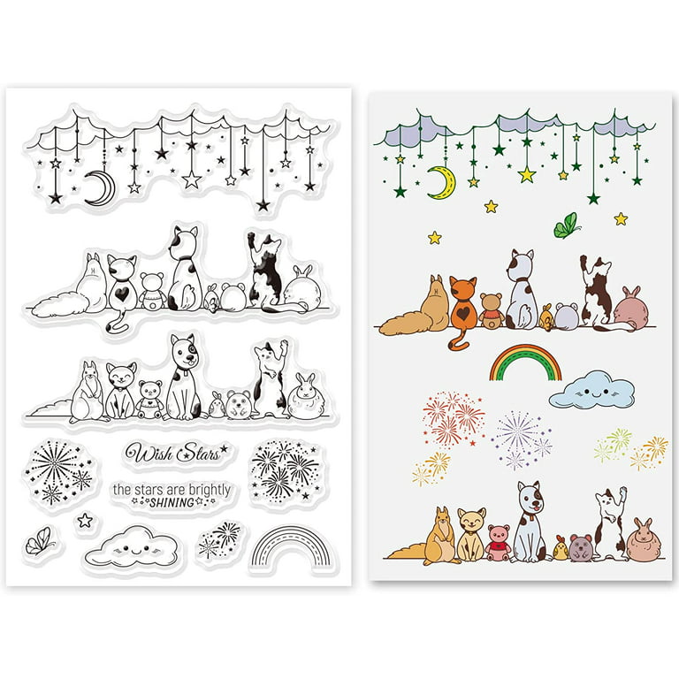 Happy Birthday Clear Stamps for DIY Scrapbooking Card Making Photo Album  Decorative Rubber Stamp Crafts