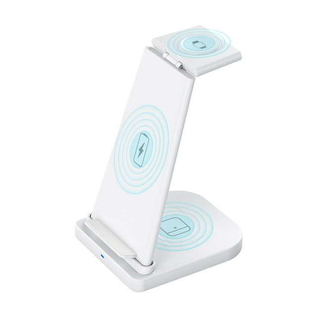 Edgergery Station de Charge Sans Fil 3 en 1, Station de Charge Rapide