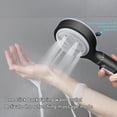 thumbnail image 4 of Shower Head with Handheld Shower Head - High-Pressure Handheld Showerhead - Hard Water High Pressure 5 Spray Modes Handheld Shower Head For The Elderly, ChildrenCan Be Used For Home, 4 of 6