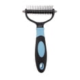 thumbnail image 1 of Undercoat Rake Dematting Comb for Dogs And Cats, 2-In-1 Deshedding Tool Reduces Shedding, Grooming Brush for Short to Long Hair Pets, Removes Mats And Loose Fur, 1 of 5