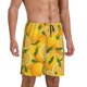 thumbnail image 2 of Fotbe Yellow Limes Pantalones Cortos de Pijama para Hombre, Ropa de Dormir, Pantalones de Pijama Cortos para Hombre-XX-Large, 2 of 6