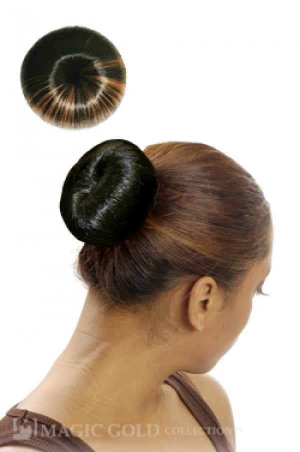Donut Bun M P1b 118 Natural Black With Red Highlight