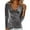 Gray, variant on Womens Velvet Wrap Tops Long Sleeve V-Neck T-Shirts Dressy Casual Blouses Spring Clothes 2026