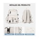 thumbnail image 3 of Mochila Escolar De Moda Multi-bolsillo Blanco, 3 of 4