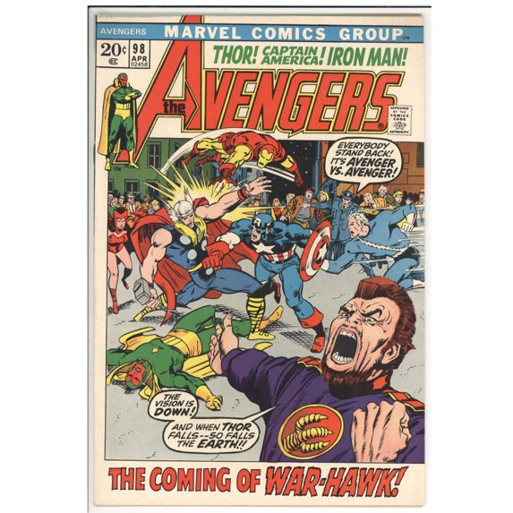 The Avengers #98 Comic Book