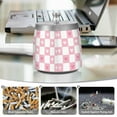 thumbnail image 6 of Yayeee Ashtray with Lid for Cigarette Smokeless Stainless Steel Home Ash Holder, Pink Checkered Heart, 6 of 7