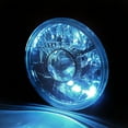 thumbnail image 6 of Spec-D Tuning 7 Inch Round Chrome Halogen Projector Headlights Compatible with Most Vehicles Equipped w/ 7" Round Sealed Beam Headlamps, Left + Right Pair Assembly, 6 of 7