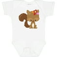 thumbnail image 3 of Inktastic Spring Animals, Cute Squirrel, Colorful Flowers Boys or Girls Baby Bodysuit, 3 of 5